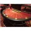 Image 2 : COMMERCIAL QUALITY 8 PLAYER BACCARAT TABLE WITH LOCKING CHIP TRAY AND DROP SAFE