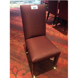 BARI DESIGNS BURGUNDY  ROLLING CASINO CHAIR (S2)