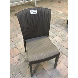 ALUMINUM FRAME STACKING PATIO CHAIR