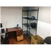 Image 2 : CONTENTS OF OFFICE INC. 3 DESKS, 3 CHAIRS AND ROLLING RACK
