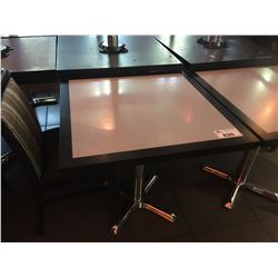 30" X 30" INLAYED RESTAURANT / BAR TABLE