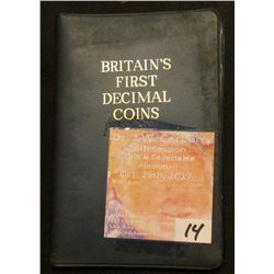 "Britain's First Decimal Coins", Five-piece Set, Brilliant Uncirculated.