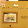 Image 2 : 2002 Rhode Island Waterfowl Stamp $7.50, Mint Condition in plastic sleeve with literature, unsigned.