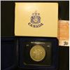 Image 1 : 1871-1971 British Columbia encased Dollar in original box of issue. Brilliant Uncirculated.