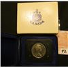 Image 2 : 1871-1971 British Columbia encased Dollar in original box of issue. Brilliant Uncirculated.