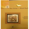 Image 2 : 2002 New Jersey Waterfowl Stamp $5.00, Mint Condition in plastic sleeve with literature, unsigned. D