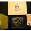 Image 1 : 1972 Canada "Voyageur" Prooflike Dollar in original box of issue.