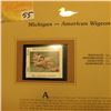 Image 2 : 2002 Michigan Waterfowl Stamp $5.00, Mint Condition in plastic sleeve with literature, unsigned. Dep