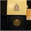 Image 2 : 1871-1971 British Columbia encased Dollar in original box of issue. Brilliant Uncirculated.