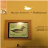 Image 2 : 2002 Massachusetts Waterfowl Stamp $5.00, Mint Condition in plastic sleeve with literature, unsigned