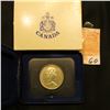 Image 2 : 1871-1971 British Columbia encased Dollar in original box of issue. Brilliant Uncirculated.