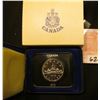 Image 1 : 1972 Canada "Voyageur" Prooflike Dollar in original box of issue.