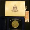Image 1 : 1871-1971 British Columbia encased Dollar in original box of issue. Brilliant Uncirculated.