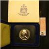Image 2 : 1972 Canada "Voyageur" Prooflike Dollar in original box of issue.