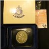 Image 1 : 1871-1971 British Columbia encased Dollar in original box of issue. Brilliant Uncirculated.