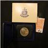 Image 2 : 1871-1971 British Columbia encased Dollar in original box of issue. Brilliant Uncirculated.
