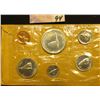 Image 1 : 1867-1967 Canada "Confederation" Uncirculated Coin Mint Set in original cellophane and envelope as i