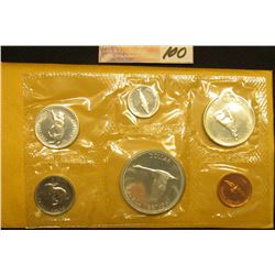 1867-1967 Canada "Confederation" Uncirculated Coin Mint Set in original cellophane and envelope as i