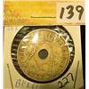 Image 1 : 1922 Belgium Twenty-Five Cents. VF.