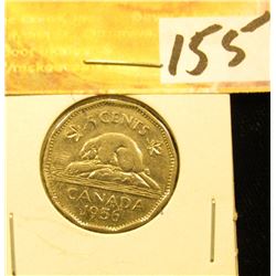 1956 Canada Nickel, AU.