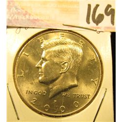 2000 P Kennedy Half Dollar, Gem Uncirculated.