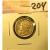 Image 1 : 1916 P Mercury Dime, Choice BU carded.