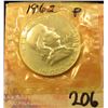 Image 1 : 1962 P Proof Franklin Half Dollar in Government Mylar.