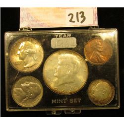 1964 P Year Set, BU in Snaptite case.