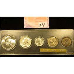 1960 P U.S.Year Set in case, Brilliant Uncirculated.