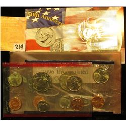 1996 U.S. Mint Set with the "W" Dime. Original as issuedl.