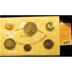 1871-1971 British Columbia, Canada six-piece Mint Set with Commemorative Dollar in original envelope