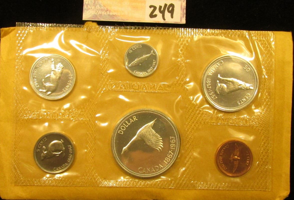 1867 1967 Canada Confederation Uncirculated Coin Mint Set In Original 1867-1967-canada-confederation-uncirculated-coin-mint-set-in-original