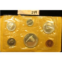 1867-1967 Canada  Confederation  Uncirculated Coin Mint Set in original cellophane and envelope as i