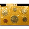 Image 2 : 1867-1967 Canada "Confederation" Uncirculated Coin Mint Set in original cellophane and envelope as i