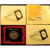 Image 1 : (3) 1870-1970 Manitoba, Canada Cased Commemorative Dollars in original holders.