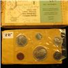 Image 2 : 1867-1967 Canada "Confederation" Uncirculated Coin Mint Set in original cellophane and envelope as i