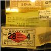 Image 2 : (3) Tickets with stubs "Prof. Roche Hypnotist Admit One", 'Doc' says he appeared in Tipton, Iowa in 