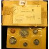 Image 1 : 1965 Canada six-piece Mint Set with .800 Fine Silver Voyageur Dollar in original envelope as issue w