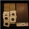 Image 2 : 3 1/4" x 6 1/4" Stock Box double row box full of 1 1/2" carded Lincoln Cents dating 1925D-1926D, man