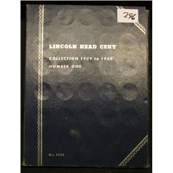 1911-40 Partial Set of Lincoln Cents in a Whitman folder. Includes 1911D, 13D, 25D, & etc.