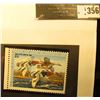 Image 1 : 1987 RW54 Printing Error "Radical Color Shift creating Double Ducks" Federal Migratory Waterfowl $10