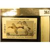 Image 1 : 1990 Iowa Migratory Waterfowl Stamp, #IA19, not signed, XF, NH, perfs on four sides.