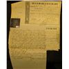 Image 1 : Two attached Certificates for Shares and a Stock Transfer in "Office of the Iowa Central Air Line Ra