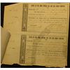 Image 3 : Two attached Certificates for Shares and a Stock Transfer in "Office of the Iowa Central Air Line Ra