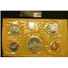 Image 1 : 1966 Canada six-piece Mint Set with .800 Fine Silver Voyageur Dollar in original envelope as issue.