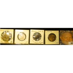 (3) Hoover Presidential Medals and an Elephant  Hoover  Pin-back. 'Doc' valued this group at over $4