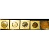 Image 1 : (3) Hoover Presidential Medals and an Elephant "Hoover" Pin-back. 'Doc' valued this group at over $4