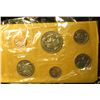 Image 2 : 1870-1970 Royal Canadian Mint Set with Manitoba Commemorative Dollar. In original cellophane and gov