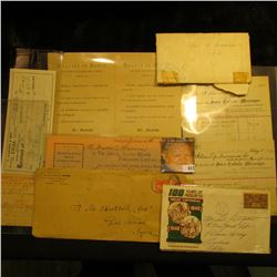 1948 First Day of Issue Stamped Cover  100 Years of Progress Indian Centennial  Postmarked Muskogee,