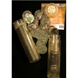(80) Gem BU 1866 Canada Nickels in plastic tubes.